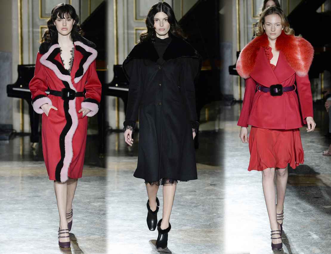 Пальтовые ткани - показ мод Милан