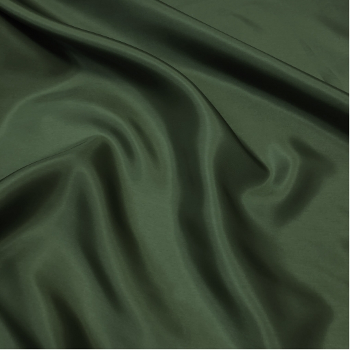Подкладка вискозная диагональ тёмно-зеленого бутылочного цвета 