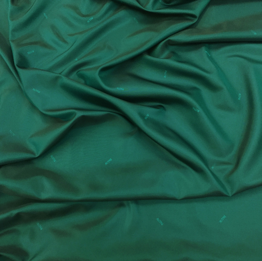 Подкладка жаккардовая 100% купро изумрудно-зеленого цвета