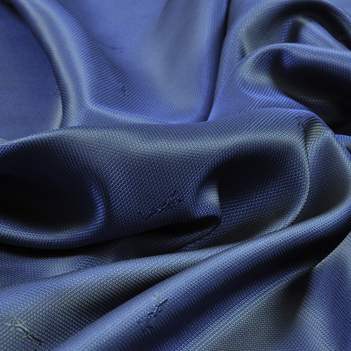 Жаккардовый подклад сине-разбеленного цвета