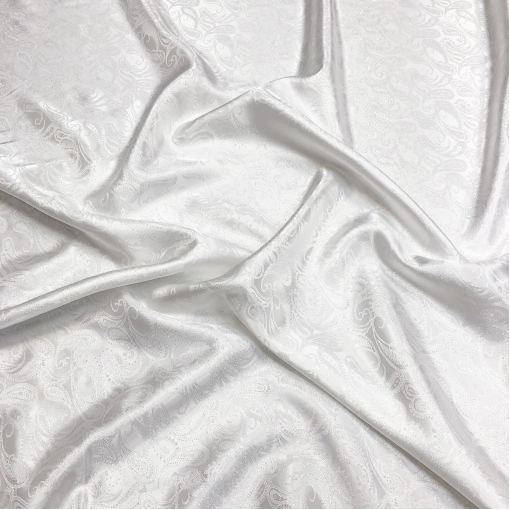 Подкладка вискозная жаккардовая ETRO белого цвета 