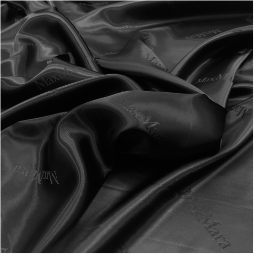 Подкладка вискозная дизайн Max Mara черного цвета 