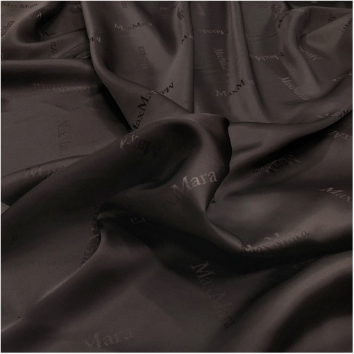 Подкладка вискозная дизайн Max Mara цвета горького шоколада