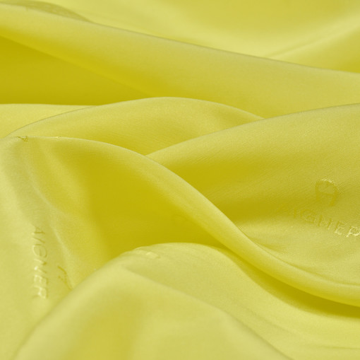 Жаккард вискозный подкладочный Aigner лимонно-желтого цвета