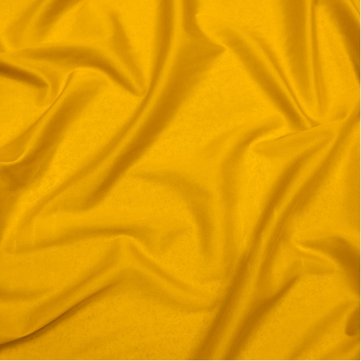Батист хлопковый тонкий горчично-желтого цвета
