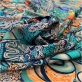 Вискоза плательная штапель принт Alexander McQueen орнаментальная роспись в стиле БОХО