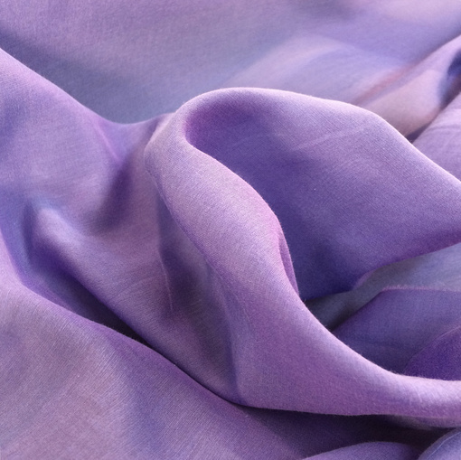 Муслин хлопок с шелком фиолетового цвета