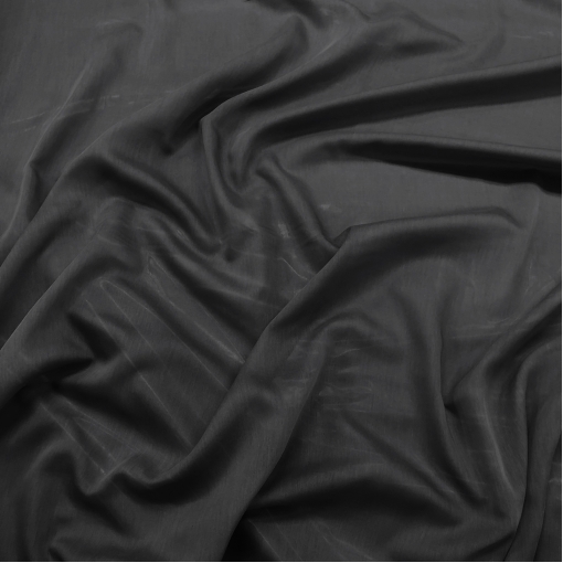 Муслин хлопок с шелком черно-серого цвета