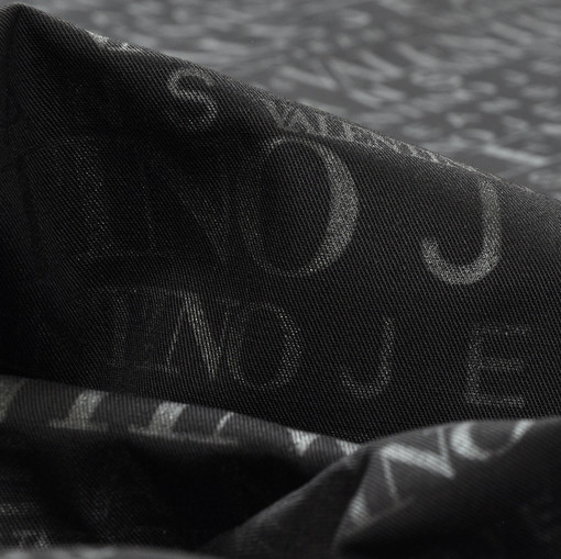 Плащевка Valentino Jeans черного цвета