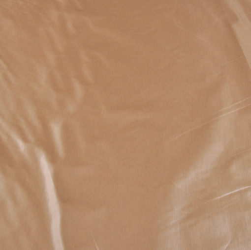 Плащевка коричнево-бежевого цвета на трикотажной основе