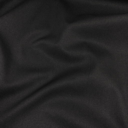 Ткань курточная хлопковая с пропиткой черного цвета