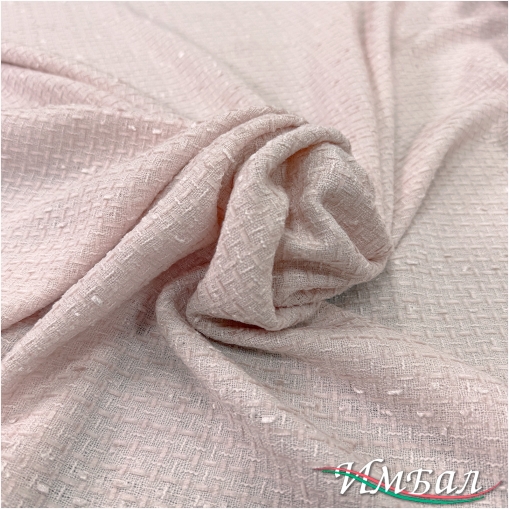 Шанель летняя мягкая костюмно-плательная розово-пудрового цвета