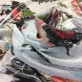 Органза с напылением принт Ferragamo 