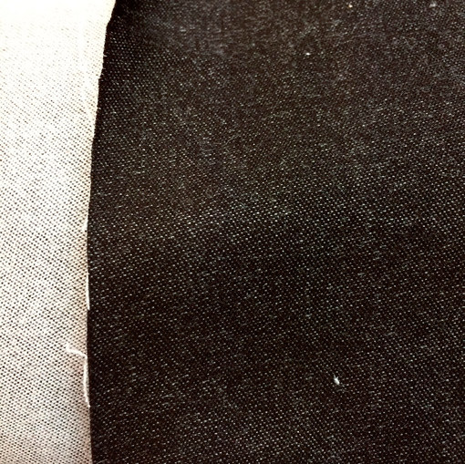 Джинсовая ткань стрейч темно-серая