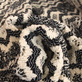 Кружево хлопковое принт Missoni черно-белое