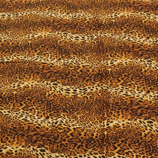 Вискозный трикотаж с леопардовым рисунком