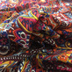 Вискоза принт ETRO орнамент цветы с фуксией