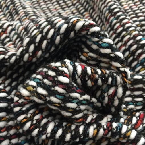 Ткань объемная Missoni с разноцветными нитями