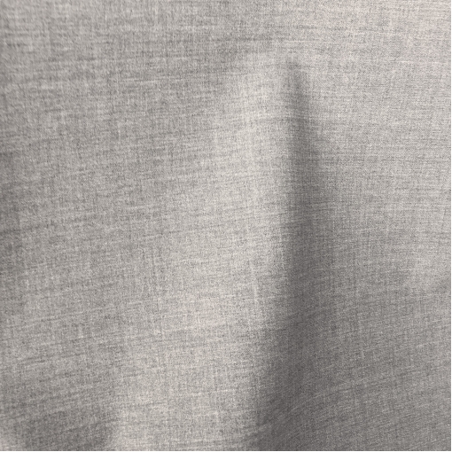Ткань костюмная шерстяная тонкая стрейч средне-серый меланж