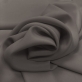 Шелк креповый смесовый теплого средне-серого цвета