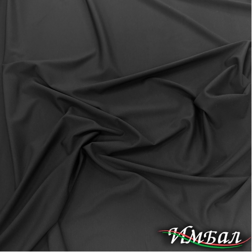 Джерси вискозное стрейч черного цвета
