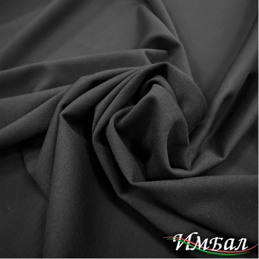 Джерси вискозное стрейч черного цвета