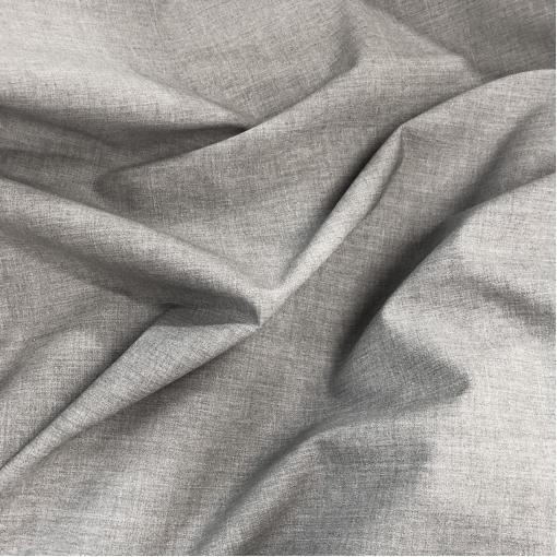 Ткань костюмная стрейч средне-серого меланжевого цвета
