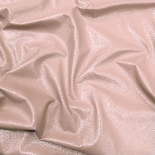 Кожа искусственная стрейч La Perla лаке пыльно-розового цвета