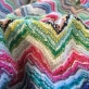 Трикотаж тёплый Missoni в белых тонах