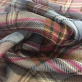 Шелк шифон клетка принт Burberry