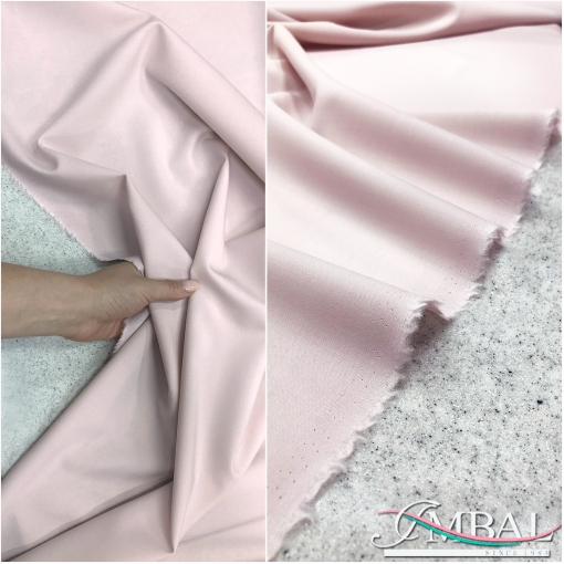 Ткань костюмная шерстяная стрейч холодного розово-разбелённого цвета