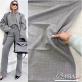 Ткань костюмная шерстяная стрейч Sportmax серого меланжевого цвета