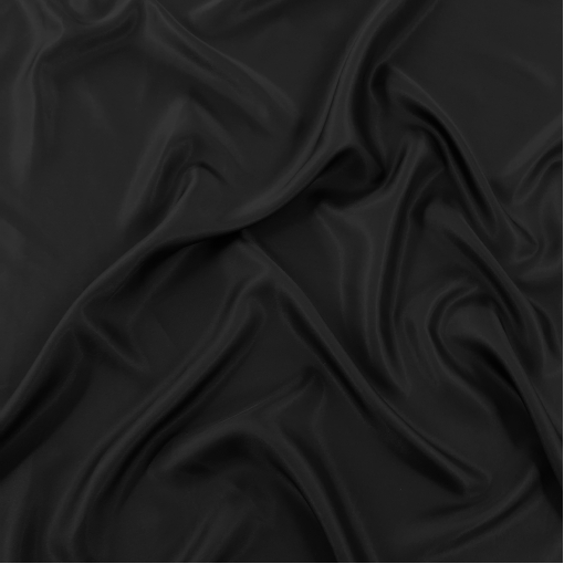 Шелковый подклад Max Mara черного цвета