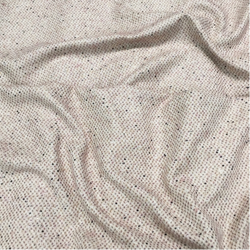Шанель костюмно-пальтовая ванильного цвета с элегантным люрексом