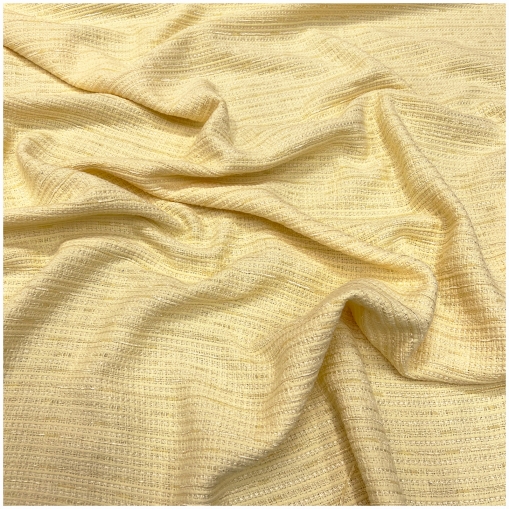 Шанель вискозная мягкая костюмно-плательная ванильно-желтого цвета 