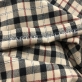 Ткань костюмная шерстяная Burberry правильная клетка на бисквитном фоне