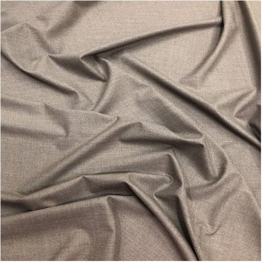 Ткань костюмная шерстяная мягкая серо-бежевого меланжевого цвета