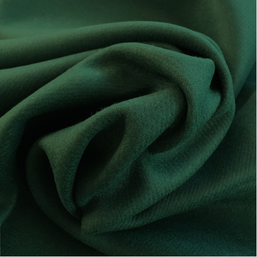 Ткань пальтовая Max Mara изумрудного цвета 