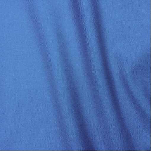 Ткань костюмная шерстяная стрейч Valentino ярко-голубого цвета с отливом