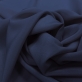 Шелк крепдешин сине-чернильного цвета 