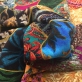 Хлопок с шелком принт D&G стилизованная чешуя