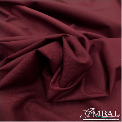 Ткань костюмная шерстяная стрейч Valentino темно-бордового цвета