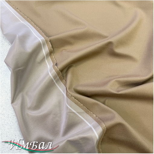 Ткань костюмно-пальтовая шерсть с кашемиром цвета кемел