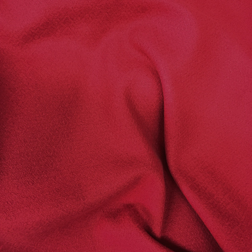 Ткань пальтовая фактурная малиново-винного цвета