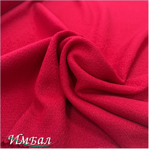 Ткань Ferragamo пальтовая фактурная малиново-винного цвета
