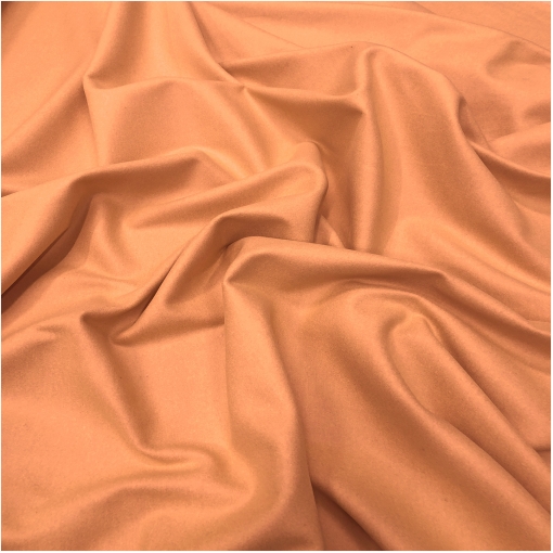Ткань пальтовая шерстяная цвета мандаринового мороженого
