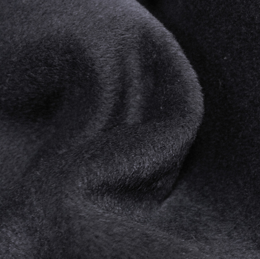 Ткань пальтовая с мелким ворсом цвета антрацит