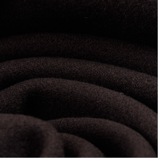 Пальтовая ткань темно-шоколадного цвета