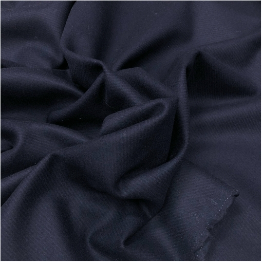 Ткань пальтовая Burberry в легкую диагональ темно-синего цвета