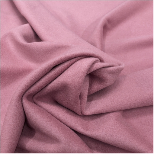 Ткань пальтовая шерсть с кашемиром холодного пудрово-розового цвета